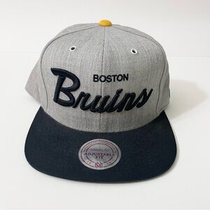 Boston Bruins Snapback Hat Mitchell & Ness Cap NHL